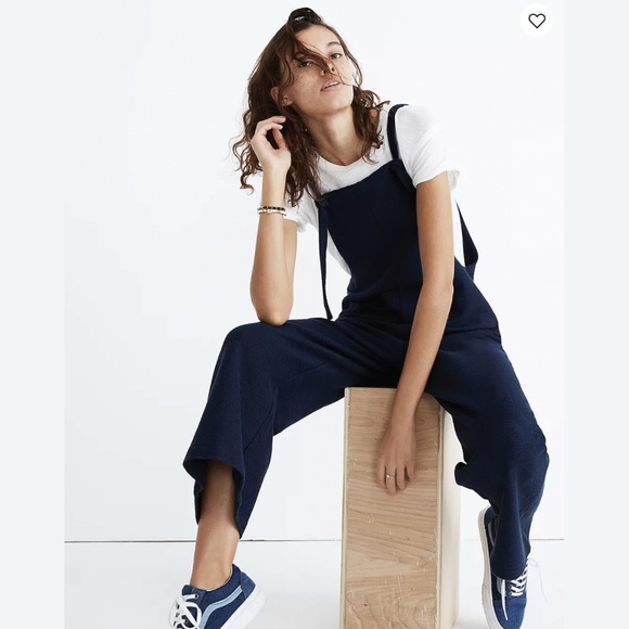 Madewell Pants - Madewell Texture & Thread tie strap overalls